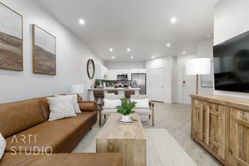 Living room with tv